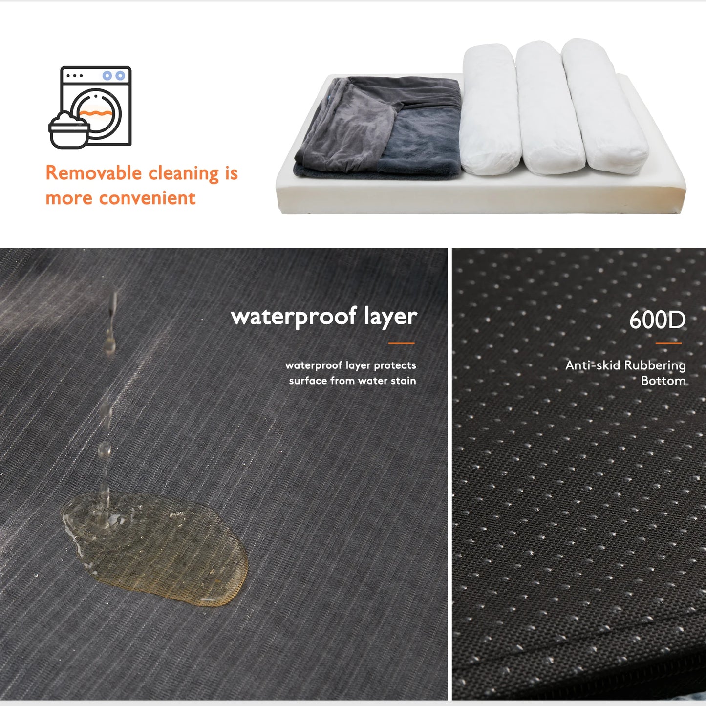 XXL Large Orthopedic Dog Bed Washable Cover