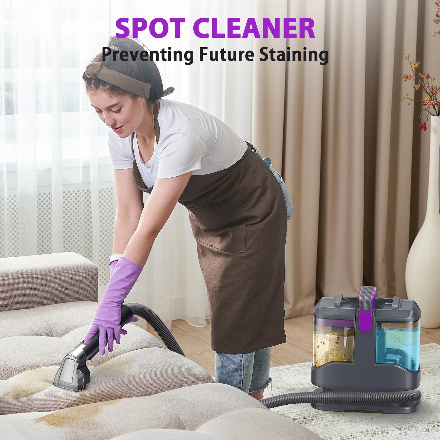 Portable Carpet & Upholstery Cleaner Machine,