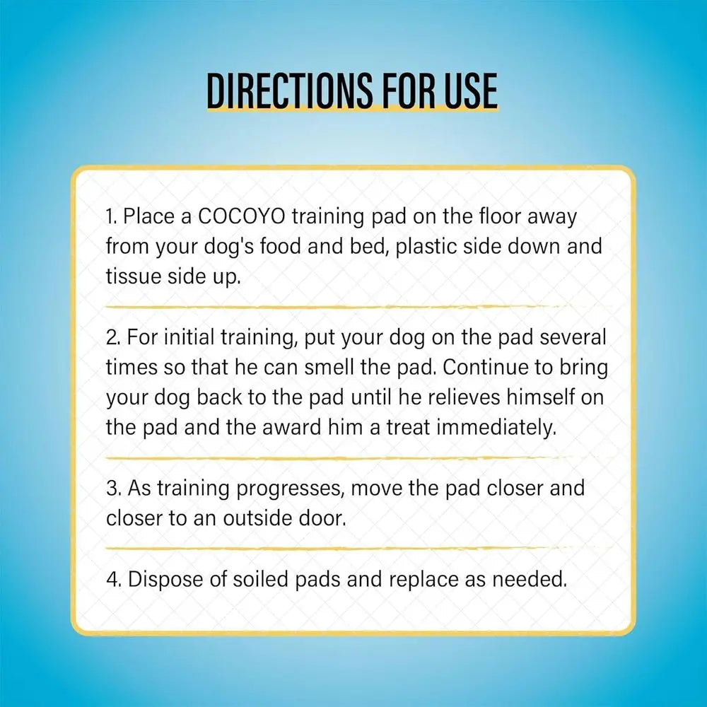 Large-Size Dog Training Pads (30 Count, L 26x30 inch)
