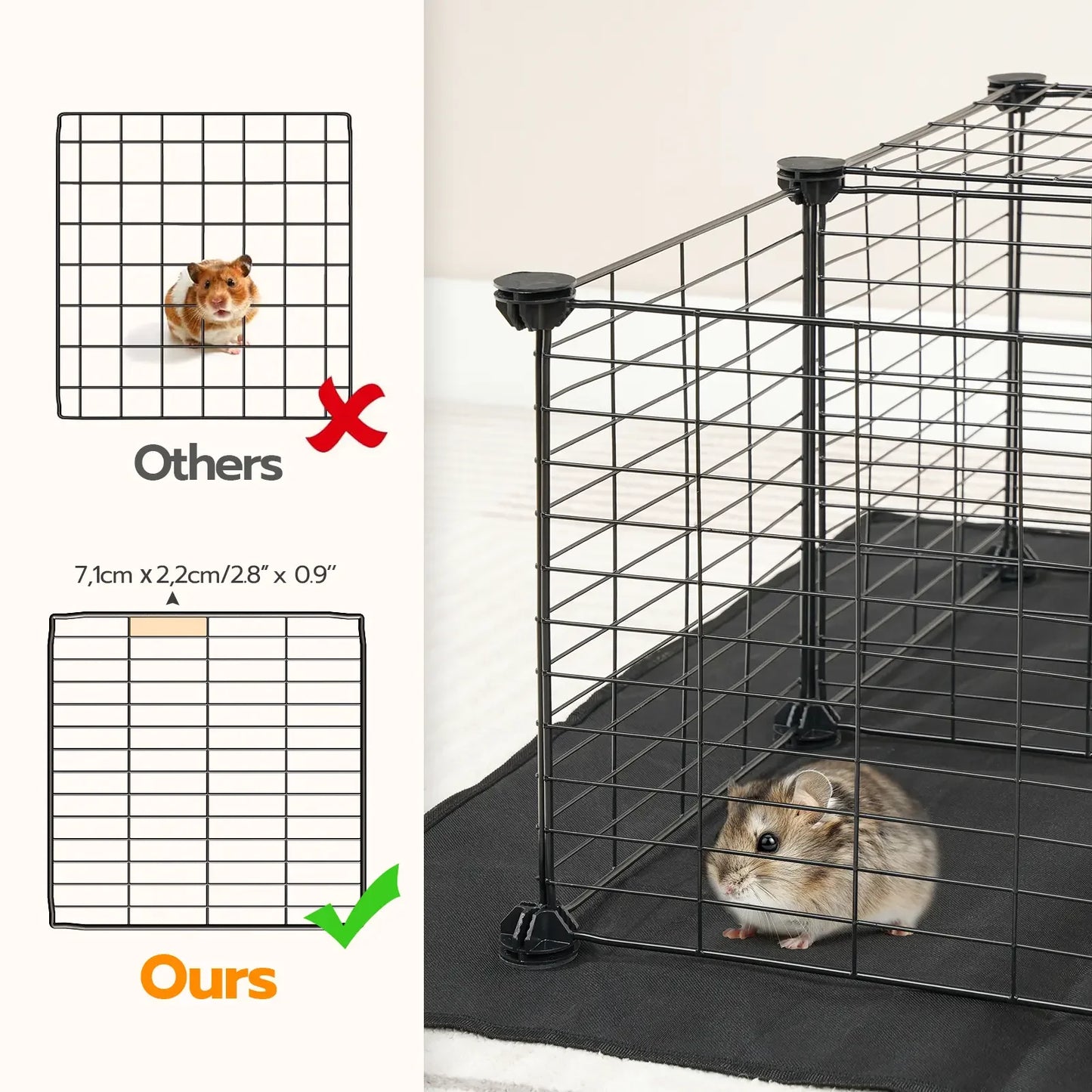 Guinea Pig Cage with Waterproof Mat
