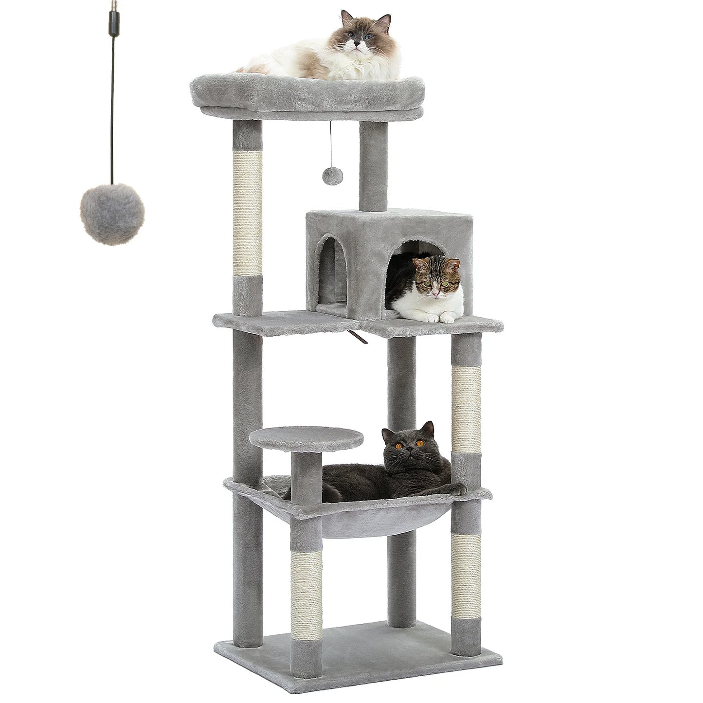 Cat Tree Indoor Tower for Large Cats