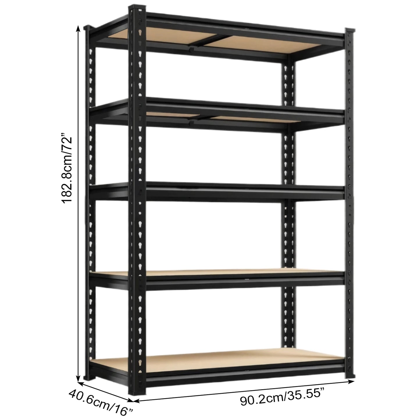Garage Shelving 5 Tier Storage Shelves Heavy Duty