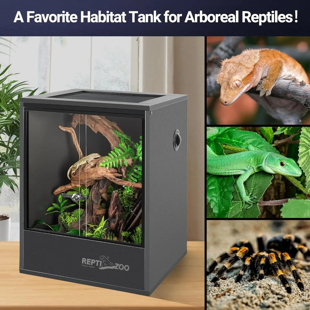 30 Gallon PVC Tall Reptile Tank, 18x18x24