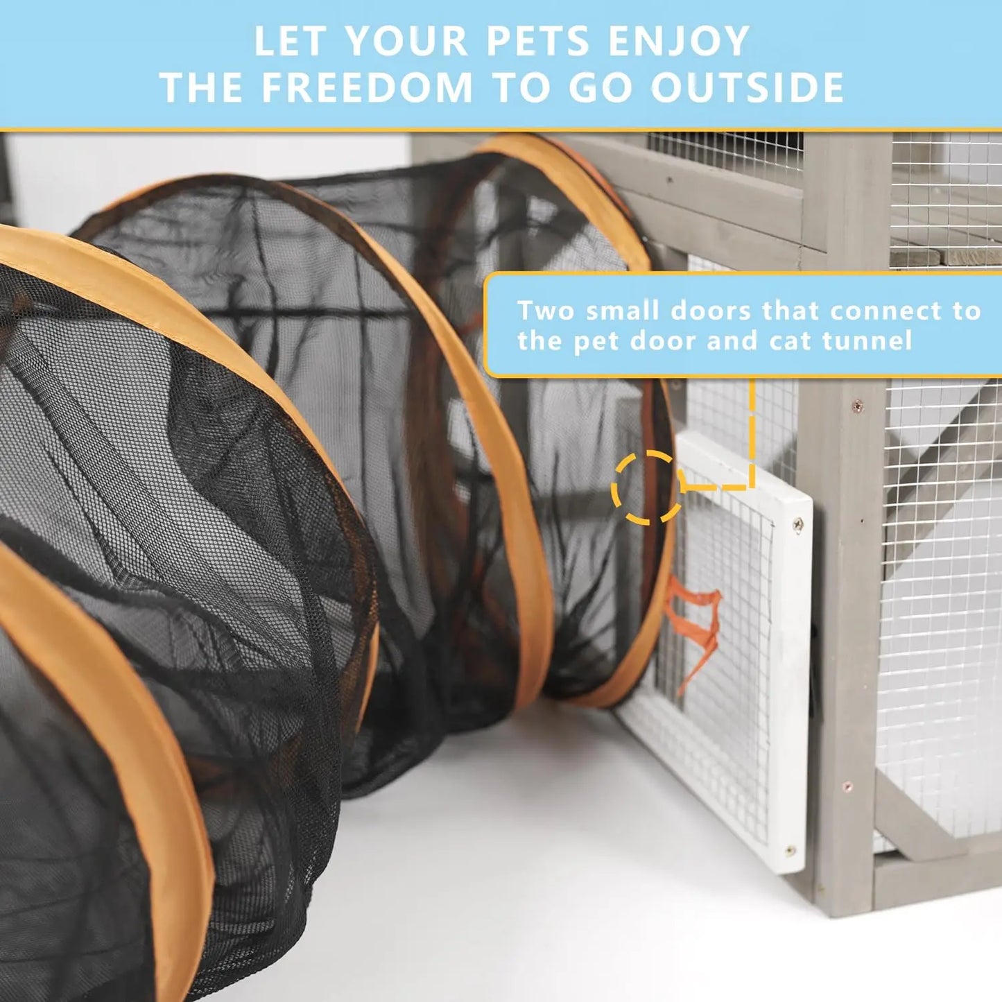 Catio Outdoor Cat Enclosure Large Window