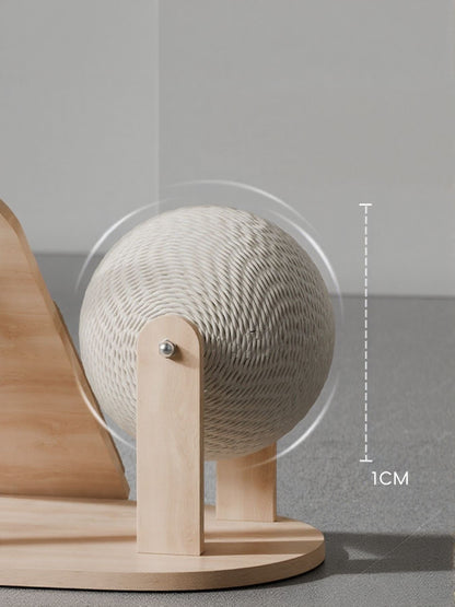 Modern Plush Cat Tree with Scratching Post