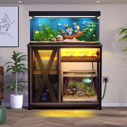 40-50 gallons Fish Tank Stand with Power Outlets