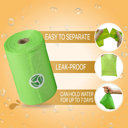 900PCS Dog Poop Bags Rolls – Leak-Proof Biodegradable