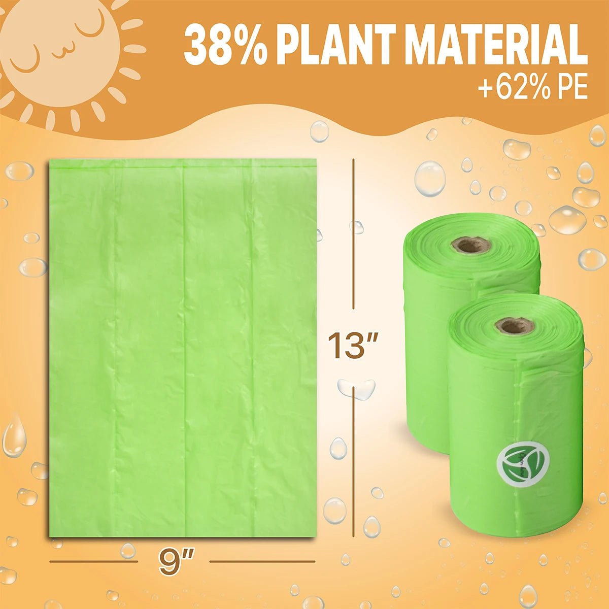 900PCS Dog Poop Bags Rolls – Leak-Proof Biodegradable