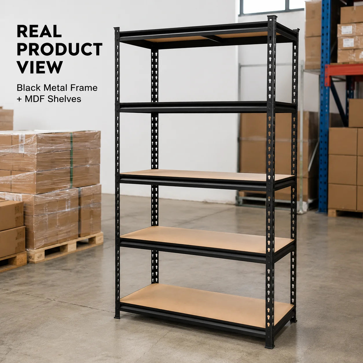 27.6"W x 60"H 5-Tier Garage Shelving Unit,