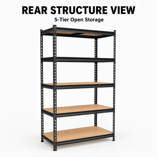 27.6"W x 60"H 5-Tier Garage Shelving Unit,