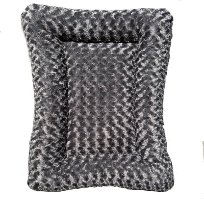 Dog Bed - Rectangle Bolstered Furvana™ 'Cloud'