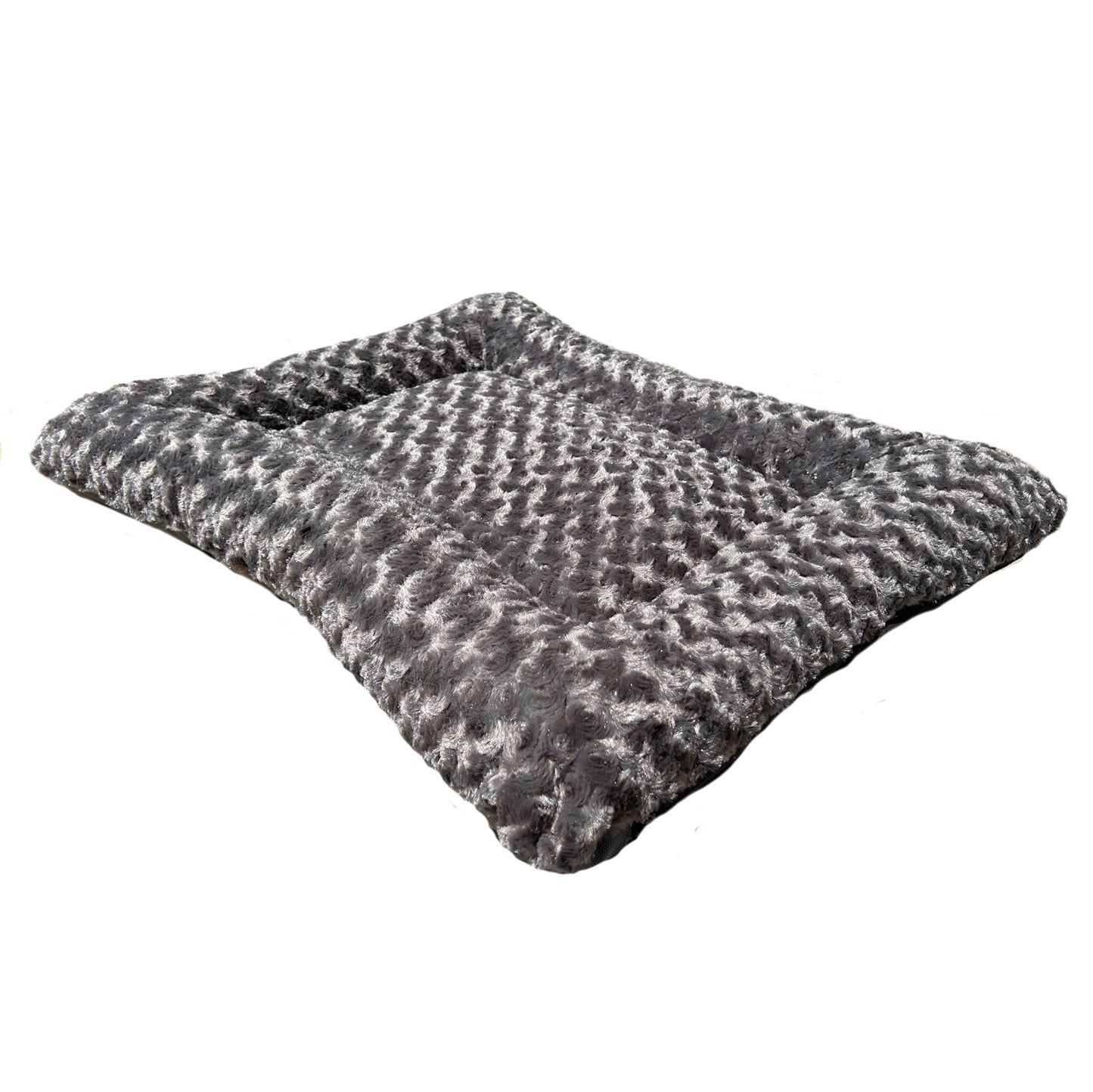 Dog Bed - Rectangle Bolstered Furvana™ 'Cloud'