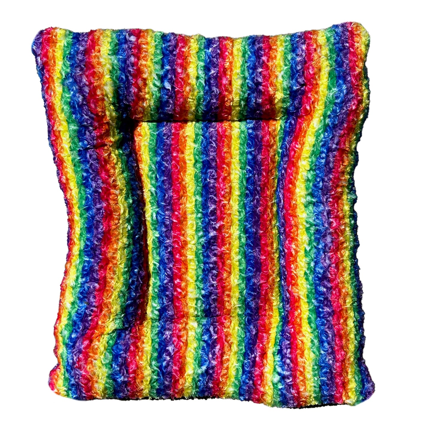 Dog Bed - Rectangle Bolstered Furvana™ 'Cloud'
