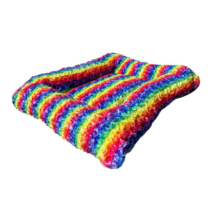 Dog Bed - Rectangle Bolstered Furvana™ 'Cloud'