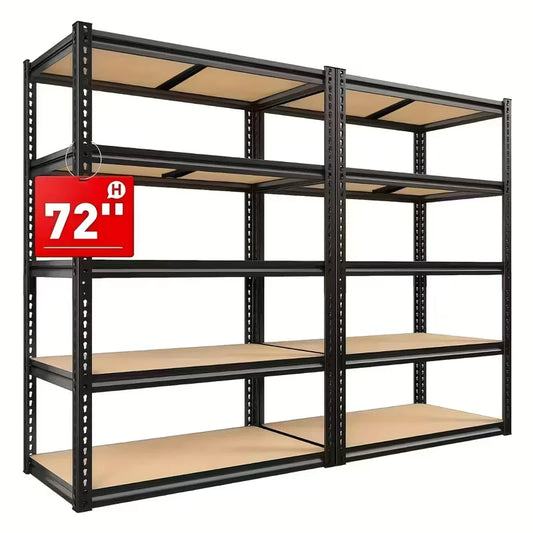 60/72 Inch two-piece set Heavy-duty Metal Storage Rack