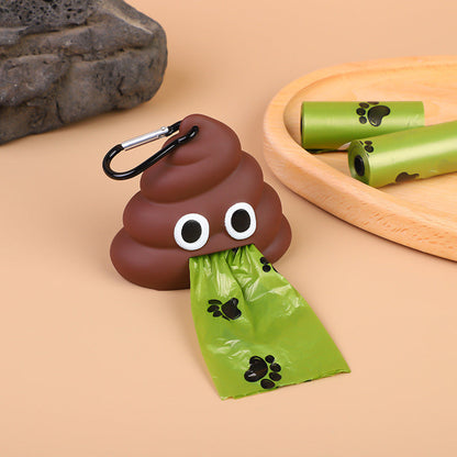Pet Supplies Garbage Bag Dispenser Portable Biodegradable Dog Poop Bags Waste Collection Box for Cats and Dogs