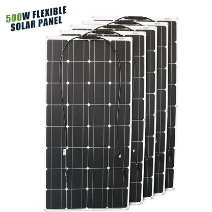 12V Flexible Solar Panel 600W 100W 200W 300W 400W 500W
