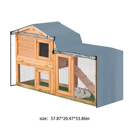 Rabbit Hutch Cover Cage Windproof Waterproof