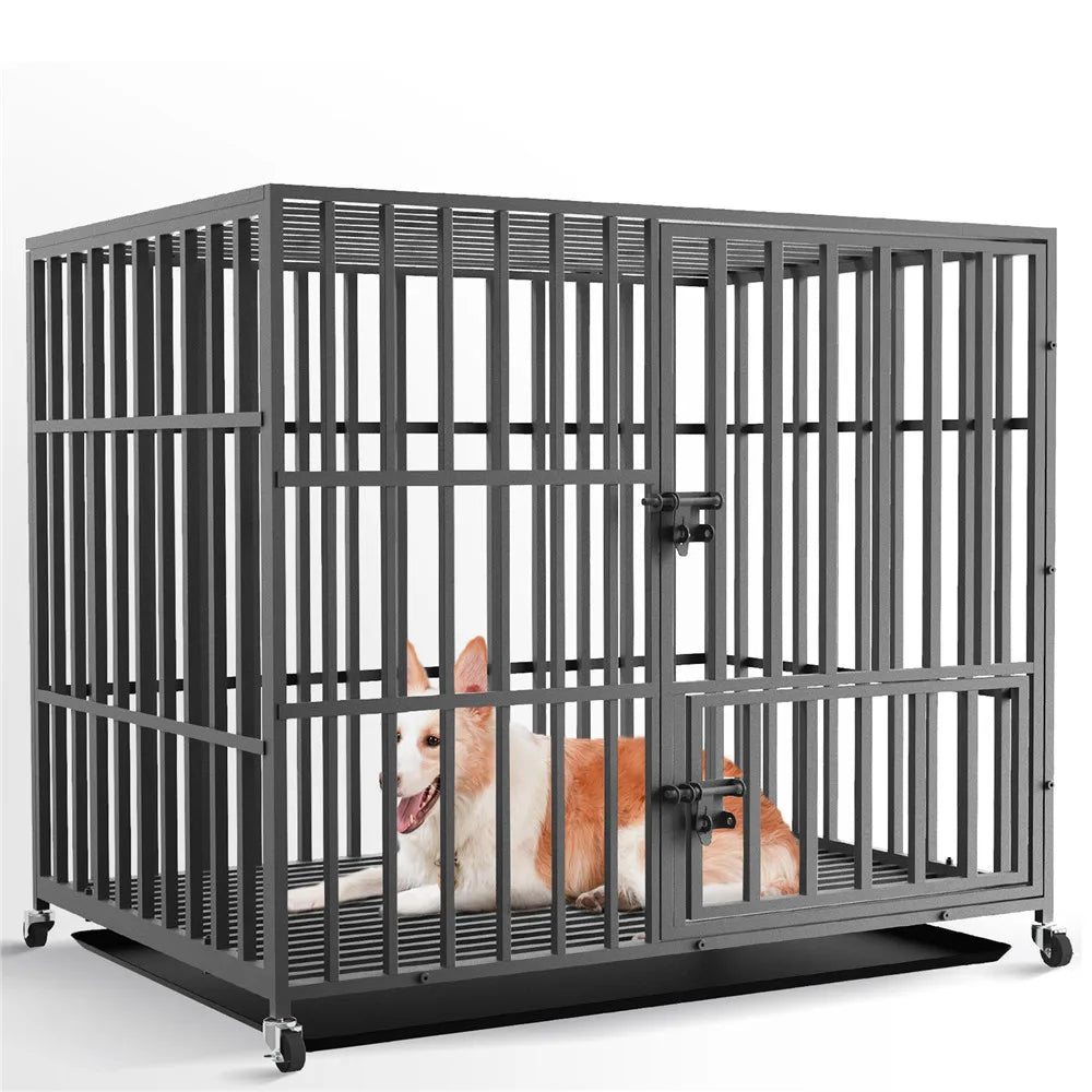 37” 42” 46” Heavy Duty Dog Cage Metal