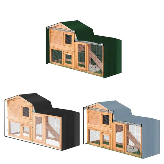 Rabbit Hutch Cover Cage Windproof Waterproof