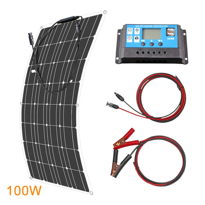 12V Flexible Solar Panel 600W 100W 200W 300W 400W 500W
