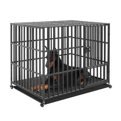 37” 42” 46” Heavy Duty Dog Cage Metal
