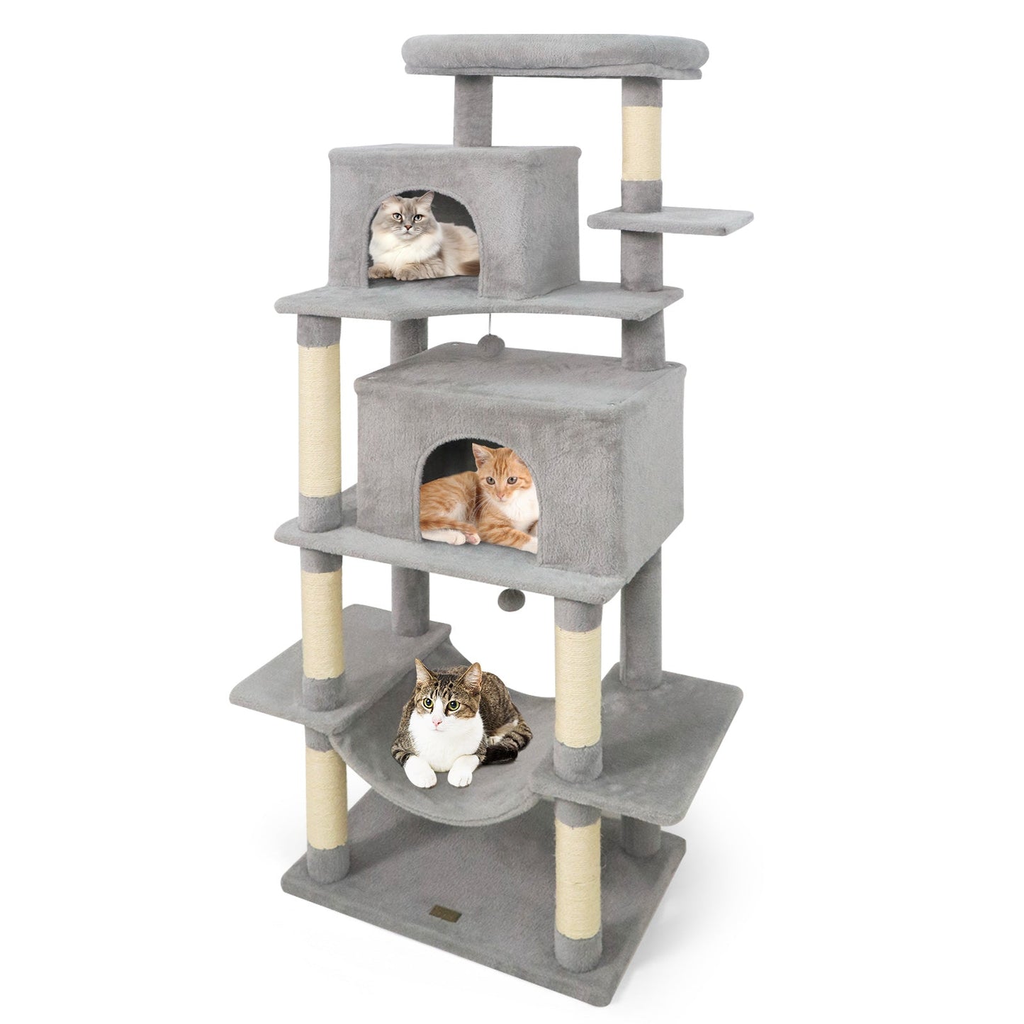 Large Cat Tree for Indoor Cats 70" Tall Cat Tower