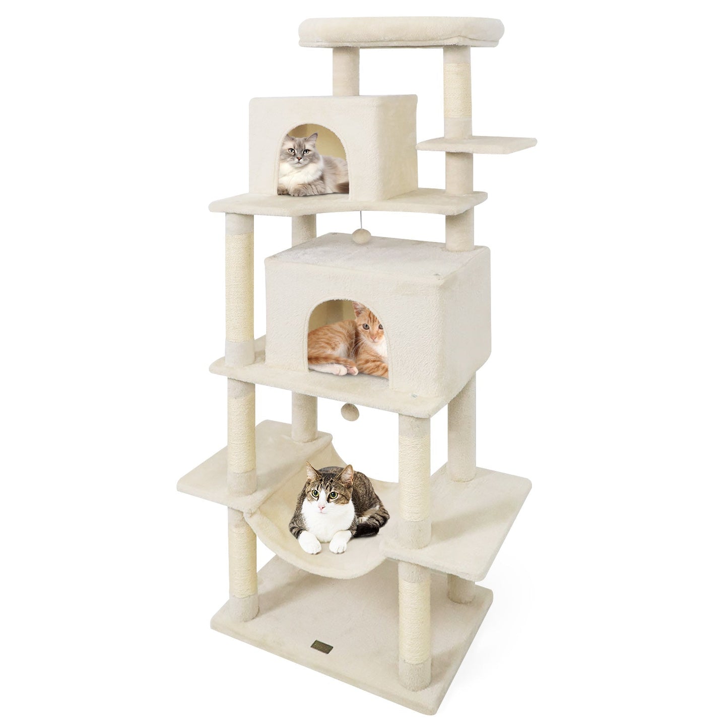 Large Cat Tree for Indoor Cats 70" Tall Cat Tower