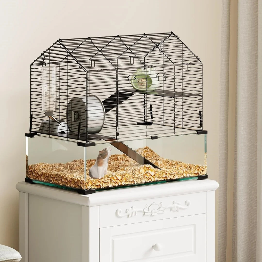 3 Tiers Large Hamster Enclosure, Metal Enclosure