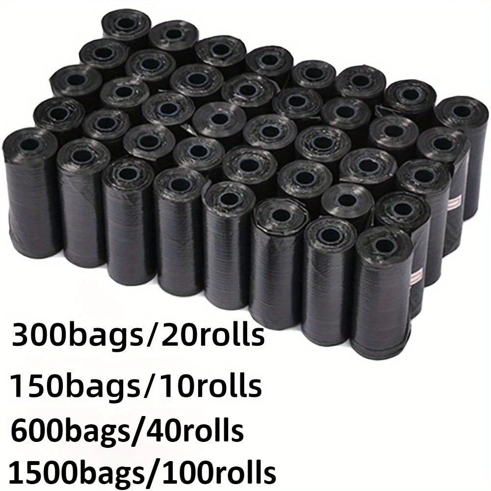 300/1500pcs Dog Poop Bags, Durable Leak Proof