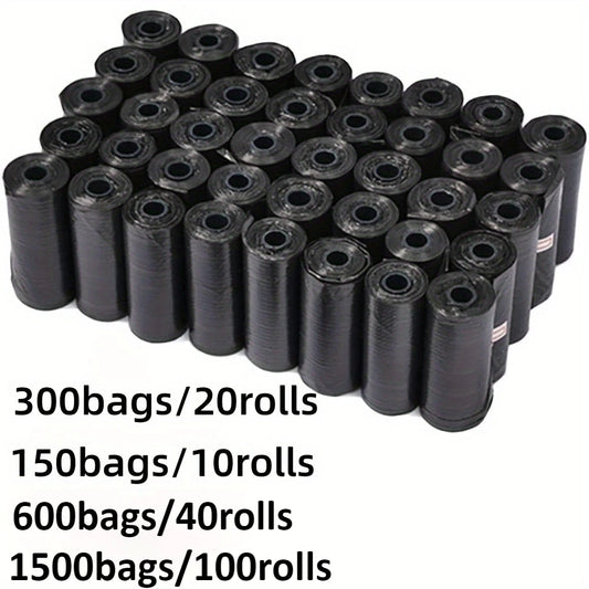 300/1500pcs Dog Poop Bags, Durable Leak Proof