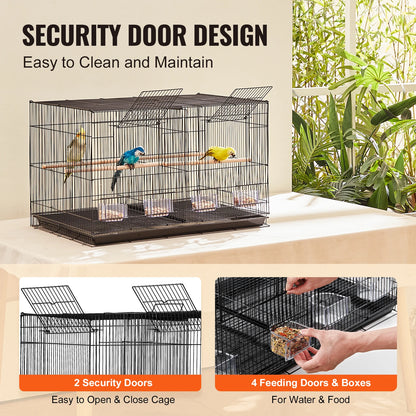 30In Flight Bird Cage Stackable Divided Small Animal Cage