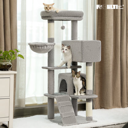 Cat Tree Tower with condo, House, Perch, Hammock,