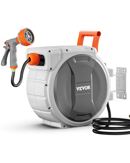 Retractable Garden Hose Reel 5/8 Inch x 100 ft