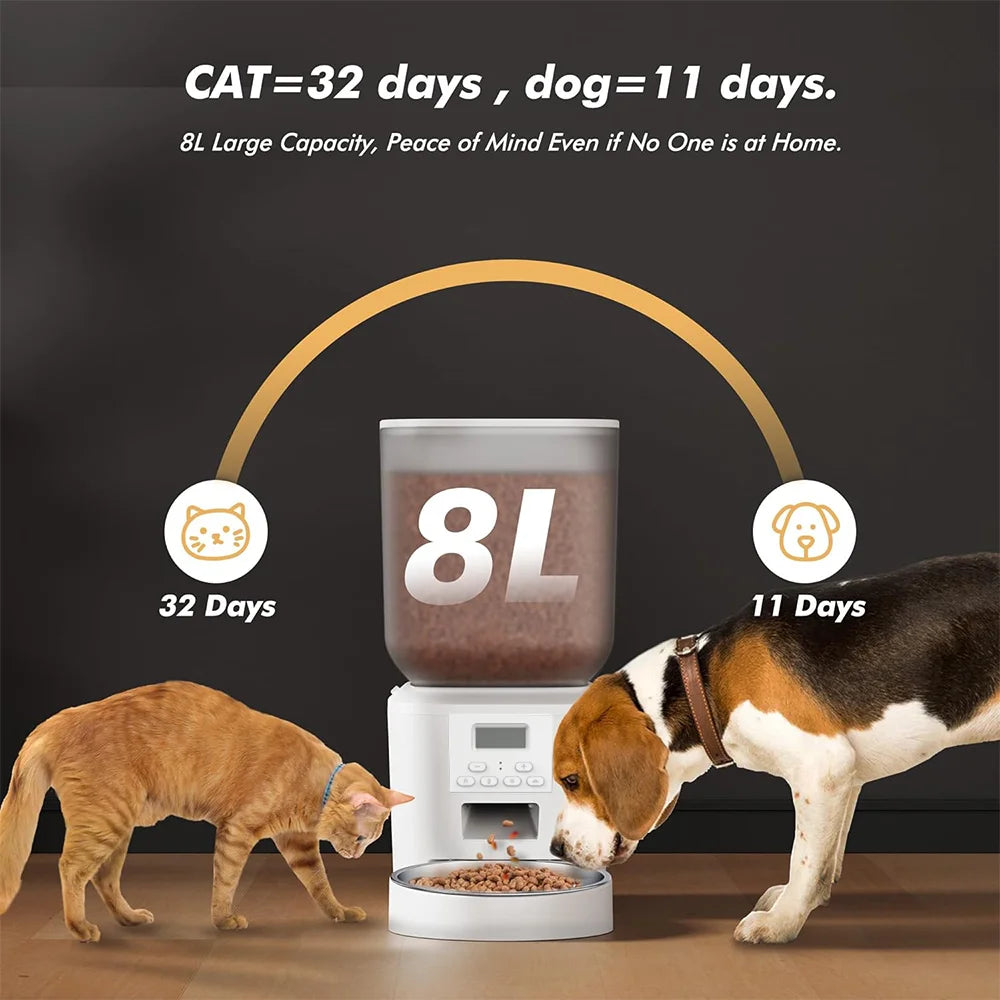 Automatic Cat/Dog Feeder, Smart Food Dispenser