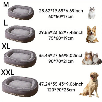 Pet Bed Comfortable Donut Round Washable