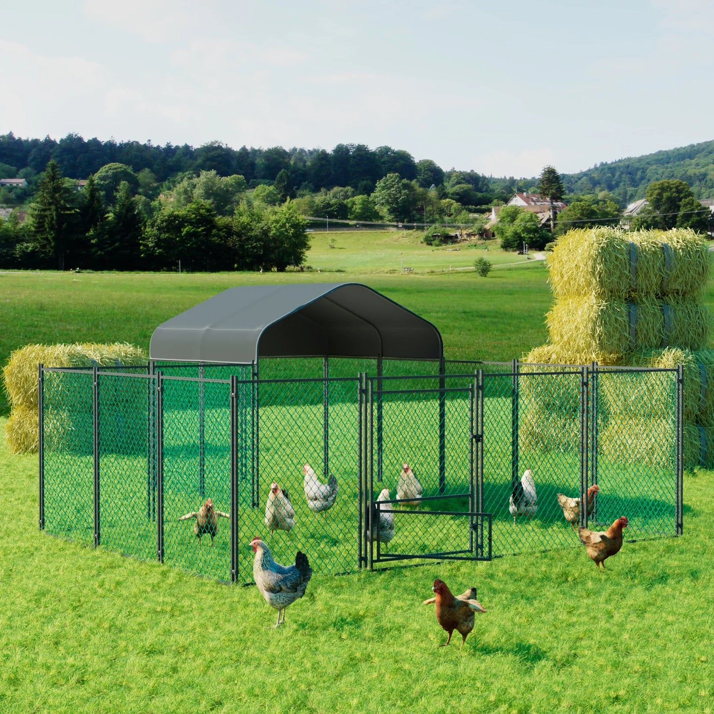 Heavy Duty Large Chicken Run Coop Cage