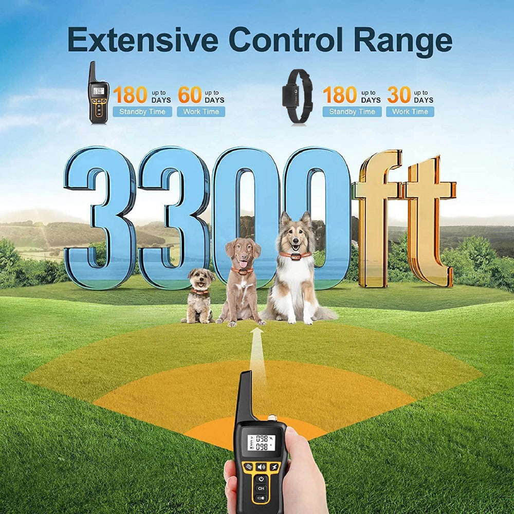 1000M Dog Training Collar, Universal Dog Bark