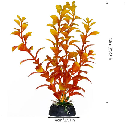 1PC Plastic Simulated Aquatic Plants For Fish Tank Landscaping, Aquarium Decoration, Seagrass Ornaments