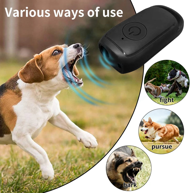 Portable Ultrasonic Dog Repeller 180mAh Rechargeable