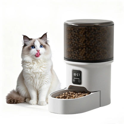 Automatic Cat Feeder with Timer Up to 6 Meals Per Day
