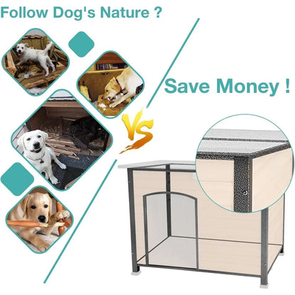 Outdoor Heated Doghouse