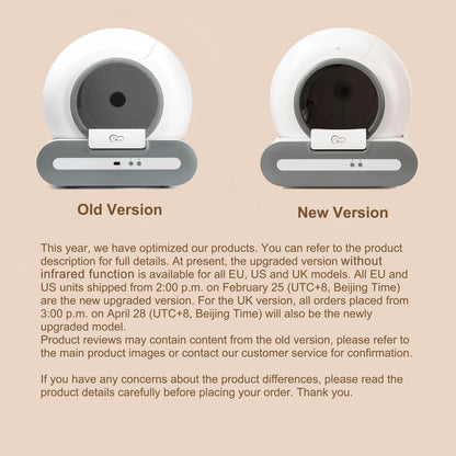 Self-Cleaning Cat Litter Box App Control,