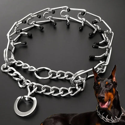 Collar Pinch Dog Training With Comfort Rubber Tips