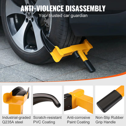 Wheel Lock 2 Packs Antitheft for Trailer/ ATV
