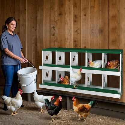 Chicken Nesting Boxes Heavy-Duty Galvanized Steel
