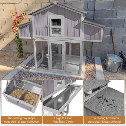 Large Chicken Coop for 6–8 Chickens