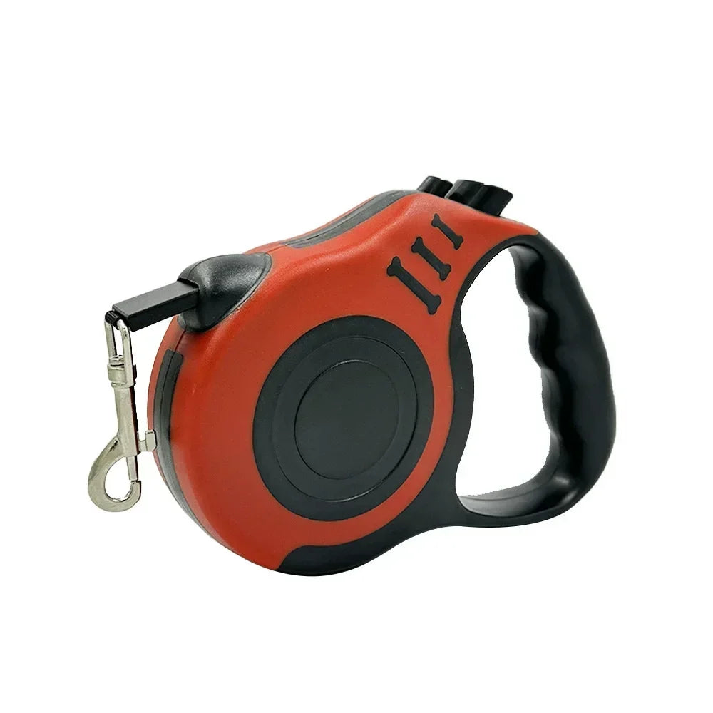 Retractable Dog Leash Outdoor Nylon Braided Rope