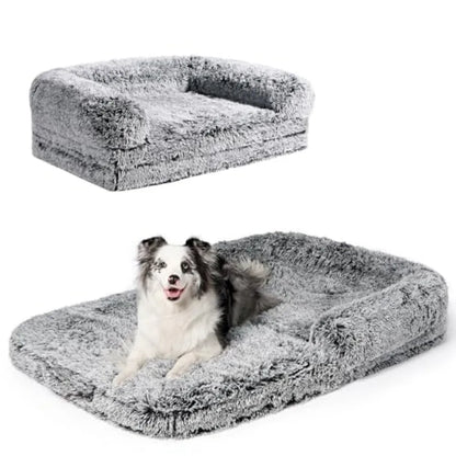 Foldable XXL Dog Bed for Large Dog, 54"x38"x7.5"