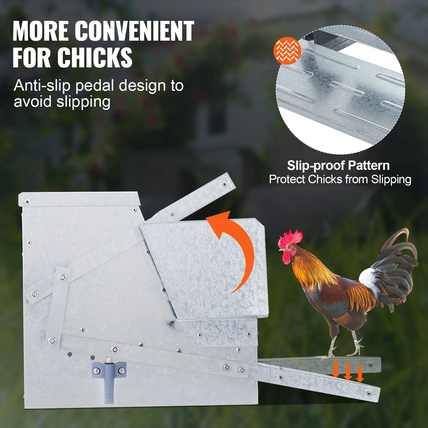 Automatic Chicken Feeder 25 lbs 10 Chickens for 11 Days